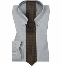 Aktion ⭐ OLYMP/JOOP! Kombi 2080/64/60+30006892/305 Hemd mit Krawatte, Mittelgrau ❤️