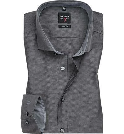 Schlussverkauf ❤️ OLYMP Level Five Body Fit 0531/64/67 Hemd, Baumwoll-Stretch, Dunkelgrau gemustert, Anthrazit 🤩 1 Schlussverkauf ❤️ OLYMP Level Five Body Fit 0531/64/67 Hemd, Baumwoll-Stretch, Dunkelgrau gemustert, Anthrazit 🤩