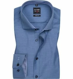 Bestes Angebot 👍 OLYMP Level Five Body Fit 0531/64/15 Hemd, Baumwoll-Stretch, Rauchblau gemustert, Indigo 🛒