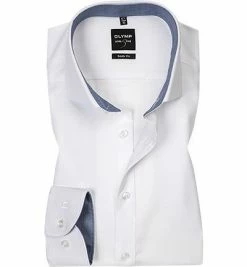 Am billigsten 😍 OLYMP Level Five Body Fit 0531/64/00 Hemd, Baumwoll-Stretch, Weiß 🔥