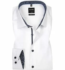 Budget ❤️ OLYMP Luxor Modern Fit 69EL 0704/69/00 Hemd, Baumwolle, Extra langer Arm, Weiß ✨