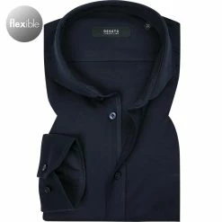 Blitzangebot 👍 DESOTO Luxury Hemd Hai 10008-30/051 Jersey, Nachtblau 🧨