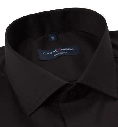 Blitzangebot 💯 CasaModa Hemd 006530/800 Modern Fit, Popeline, Schwarz 🤩 2 Blitzangebot 💯 CasaModa Hemd 006530/800 Modern Fit, Popeline, Schwarz 🤩 – Bild 2
