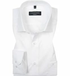 Blitzangebot 👍 CasaModa Hemd 006532/000 Modern Fit, Baumwolle, Extra langer Arm, Weiß 👏
