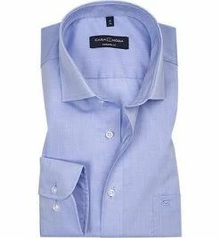 Budget 👍 CasaModa Hemd 006532/115 Modern Fit, Baumwolle, Extra langer Arm, Hellblau meliert, Blau ✔️