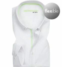 Angebote 👏 Venti 👟 Sneakershirt 183116400/000 Hemd, Modern Fit, Baumwoll-Stretch, Weiß 🌟