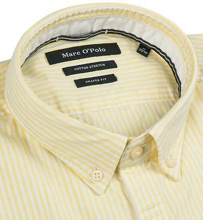 Auslauf 🤩 Marc O'Polo Hemd 921 7348 42310/Q25 Shaped Fit, Baumwolle, Gelb-weiß gestreift, Gelb 😍 2 Auslauf 🤩 Marc O'Polo Hemd 921 7348 42310/Q25 Shaped Fit, Baumwolle, Gelb-weiß gestreift, Gelb 😍 – Bild 2