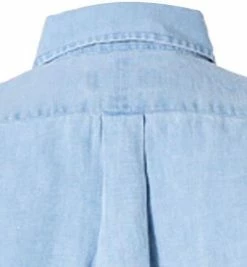 Blitzangebot ⌛ Polo Ralph Lauren kurzarm Hemd 710744918/005 Kurzarmhemd, Slim Fit, Reines Leinen, Hellblau, Blau ⭐ -Hemden Verkaufsgeschäft 313249 norm3