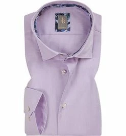 Schlussverkauf 🥰 Jacques Britt Hemd Como Mix 531080/80 Custom Fit, Baumwolle, Flieder meliert, Flieder 🔔
