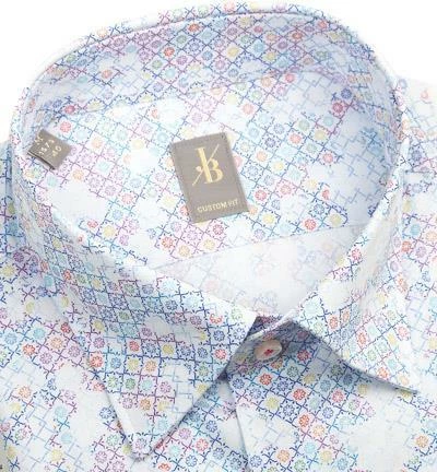 Aktion ⭐ Jacques Britt Hemd Messina 561050/15 Slim Fit, Popeline, Multicolor paisley, Blau 🔥 2 Aktion ⭐ Jacques Britt Hemd Messina 561050/15 Slim Fit, Popeline, Multicolor paisley, Blau 🔥 – Bild 2