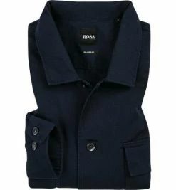 Auslauf 🔔 BOSS Hemd Nolan 50403973/480 Relaxed Fit, Twill, Navy, Blau ✔️