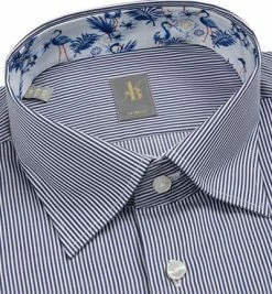 Bestes Angebot 💯 Jacques Britt Hemd Messina Mix 561160/19 Slim Fit, Popeline, Dunkelblau gestreift, Dunkelblau 😀 -Hemden Verkaufsgeschäft 315705 norm2