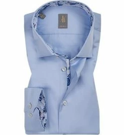 Auslauf 😉 Jacques Britt Hemd Como Mix 531150/11 Custom Fit, Popeline, Hellblau, Blau 🛒