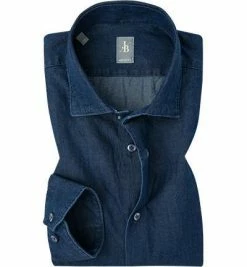 Rabatt 😍 Jacques Britt Hemd Como 551140/18 Perfect Fit, Baumwolle, Dunkelblau, Blau 😉