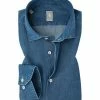 Angebote ⌛ Jacques Britt Hemd Como 551130/15 Perfect Fit, Baumwolle, Mittelblau, Blau 😍