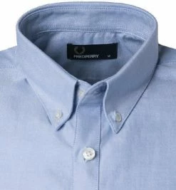 Aktion 🛒 Fred Perry Hemd M3531/146 Kurzarmhemd, Oxford, Bleu, Himmelblau ✨ -Hemden Verkaufsgeschäft 315823 norm3