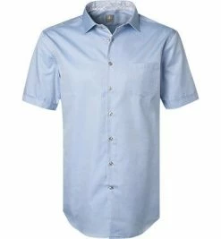 Auslauf ✔️ Jacques Britt Hemd Como Mix 531011/11 Kurzarmhemd, Custom Fit, Twill, Hellblau 🥰