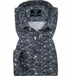 Bestes Angebot 😍 Seidensticker Hemd 319620/19 Comfort Fit, Popeline, Nachtblau gemustert, Blau 😀