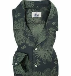 Budget ✨ B.D. BAGGIES Hemd B19T68/119 Popeline, Khaki gemustert, Tannengrün 👏