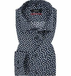 Auslauf 🎉 Seidensticker Hemd 119880/19 Modern Fit, Popeline, Navy gemustert, Blau 🔥