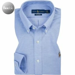 Schlussverkauf 🔔 Polo Ralph Lauren Hemd 710728724/002 Oxford, Blau , Hellblau 🤩