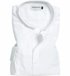 Auslauf 🧨 NOWADAYS Hemd NOS015/107 Baumwolle, Weiß ⌛