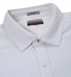 Besorgen ❤️ NAPAPIJRI Hemd weiß N0YIMF002 Slim Fit, Baumwoll-Piqué 😉 -Hemden Verkaufsgeschäft 319525 norm2