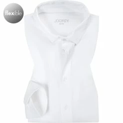 Bestpreis 💯 Jockey Hemd 800102/100 Slim Fit, Jersey, Extra langer Arm, Weiß 🧨