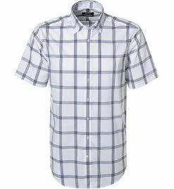 Top 10 💯 Seidensticker Hemd 190783/17 Kurzarmhemd, Modern Fit, Popeline,weiß-blau kariert, Blau ✔️