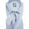 Beste Bewertungen von 🤩 Jacques Britt Hemd Messina Mix 5610/15 Slim Fit, Baumwolle, Weiß-blau gestreift, Blau ⌛