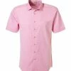 Blitzangebot 🔔 Jacques Britt Hemd Como Mix 531011/40 Kurzarmhemd, Custom Fit, Twill, Rosa ✨