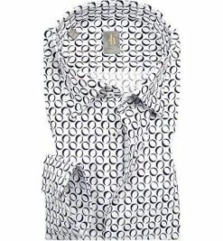 Top 10 🥰 Jacques Britt Hemd Messina 561410/19 Slim Fit, Baumwolle, Schwarz-weiß gemustert, Dunkelblau 😉