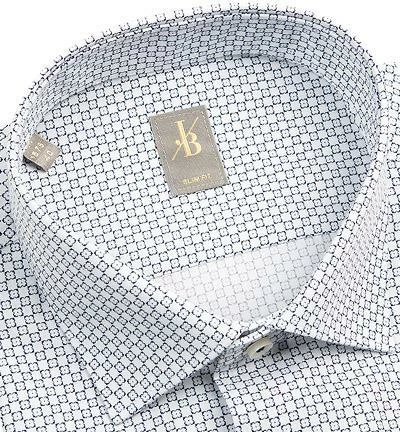 Großhandel 🎉 Jacques Britt Hemd Como 531400/18 Custom Fit, Baumwolle, Weiß-navy gemustert, Blau 🌟 2 Großhandel 🎉 Jacques Britt Hemd Como 531400/18 Custom Fit, Baumwolle, Weiß-navy gemustert, Blau 🌟 – Bild 2