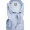 Auslauf 🎉 Jacques Britt Hemd Como 551210/10 Perfect Fit, Baumwolle-Leinen, Hellblau strukturiert, Blau 💯