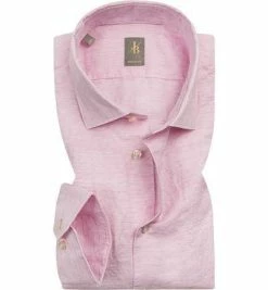Beste Bewertungen von 🌟 Jacques Britt Hemd Como 551210/40 Perfect Fit, Baumwolle-Leinen, Rosé strukturiert, Rosa 🔥