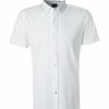 Aktion 🎉 JOOP! Hemd Paccy 30014533/100 Kurzarmhemd, Slim Fit, Baumwoll-Piqué, Weiß 👏