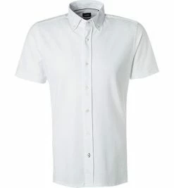 Aktion 🎉 JOOP! Hemd Paccy 30014533/100 Kurzarmhemd, Slim Fit, Baumwoll-Piqué, Weiß 👏