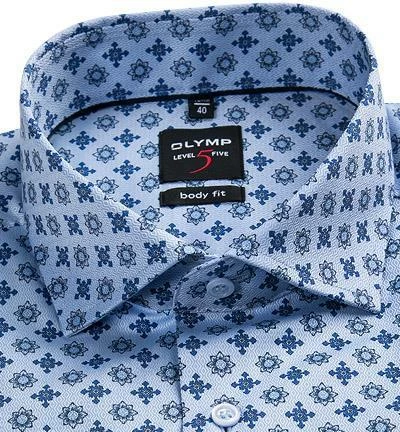 Blitzangebot 😉 OLYMP Level Five Body Fit 2039/34/19 Hemd, Baumwolle, Hellblau-royal gemustert, Helllblau ⭐ 2 Blitzangebot 😉 OLYMP Level Five Body Fit 2039/34/19 Hemd, Baumwolle, Hellblau-royal gemustert, Helllblau ⭐ – Bild 2