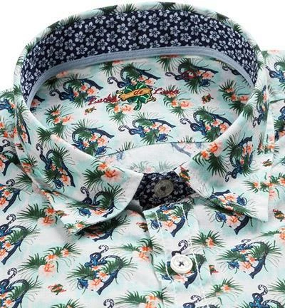 Schlussverkauf 😍 Lucky de Luca Hemd Nyro 62052/71108-1 Baumwolle, Multicolor gemustert, Weiß-blau gemustert 🥰 2 Schlussverkauf 😍 Lucky de Luca Hemd Nyro 62052/71108-1 Baumwolle, Multicolor gemustert, Weiß-blau gemustert 🥰 – Bild 2