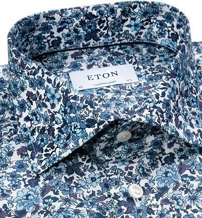 Auslauf 🛒 ETON Hemd 2766/79311/25 Contemporary Fit, Popeline, Blau gemustert, Blau 🔔 2 Auslauf 🛒 ETON Hemd 2766/79311/25 Contemporary Fit, Popeline, Blau gemustert, Blau 🔔 – Bild 2