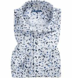 Beste Bewertungen von 🔔 Stenströms Hemd 775901/7770/002 Slimline, Reines Leinen, Weiß-blau gemustert, Weiß gemustert 🤩
