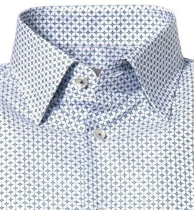 Aktion 🥰 Jacques Britt Hemd Messina 581011/44 Kurzarmhemd, Custom Fit, Popeline, Blau-grün gemustert, Grün 😍 2 Aktion 🥰 Jacques Britt Hemd Messina 581011/44 Kurzarmhemd, Custom Fit, Popeline, Blau-grün gemustert, Grün 😍 – Bild 2