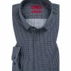 Budget 🌟 HUGO Hemd Etran 50409850/413 Extra Slim Fit, Baumwolle, Navy-weiß gemustert, Navy ⭐