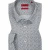 Billig 🎁 HUGO Hemd Elisha 50418126/199 Extra Slim Fit, Popeline, Schwarz-weiß gemustert, Weiß 🎁