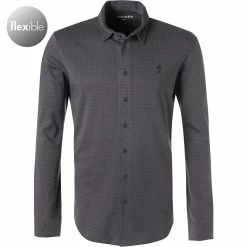 Bestes Angebot ❤️ Jockey Hemd 800102/968 Jersey, Extra langer Arm, Dunkelgrau gemustert, Dunkelgrau 😀