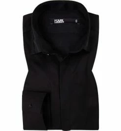 Blitzangebot 🤩 KARL LAGERFELD Hemd 605113/60/592699/990 Slim Fit, Popeline, Schwarz 😀