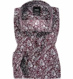 Am billigsten ✔️ Strellson Hemd Sereno 30017526/601 Slim Fit, Popeline, Bordeaux gemustert, Bordeaux 🧨