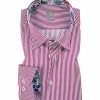 Top 10 ❤️ Jacques Britt Hemd Messina Mix 6620 Slim Fit, Popeline, Weiß-pink gestreift, Pink ⭐