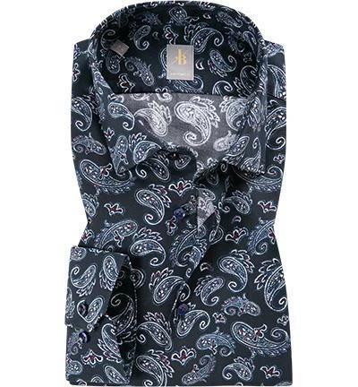 Blitzangebot 🎁 Jacques Britt Hemd Como 632120 Custom Fit, Baumwolle, Navy gemustert, Blau ⭐ 1 Blitzangebot 🎁 Jacques Britt Hemd Como 632120 Custom Fit, Baumwolle, Navy gemustert, Blau ⭐