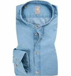 Schlussverkauf 🛒 Jacques Britt Hemd Capri Journey 652051 Perfect Fit, Baumwolle, 👖 Jeansblau, Blau 😀
